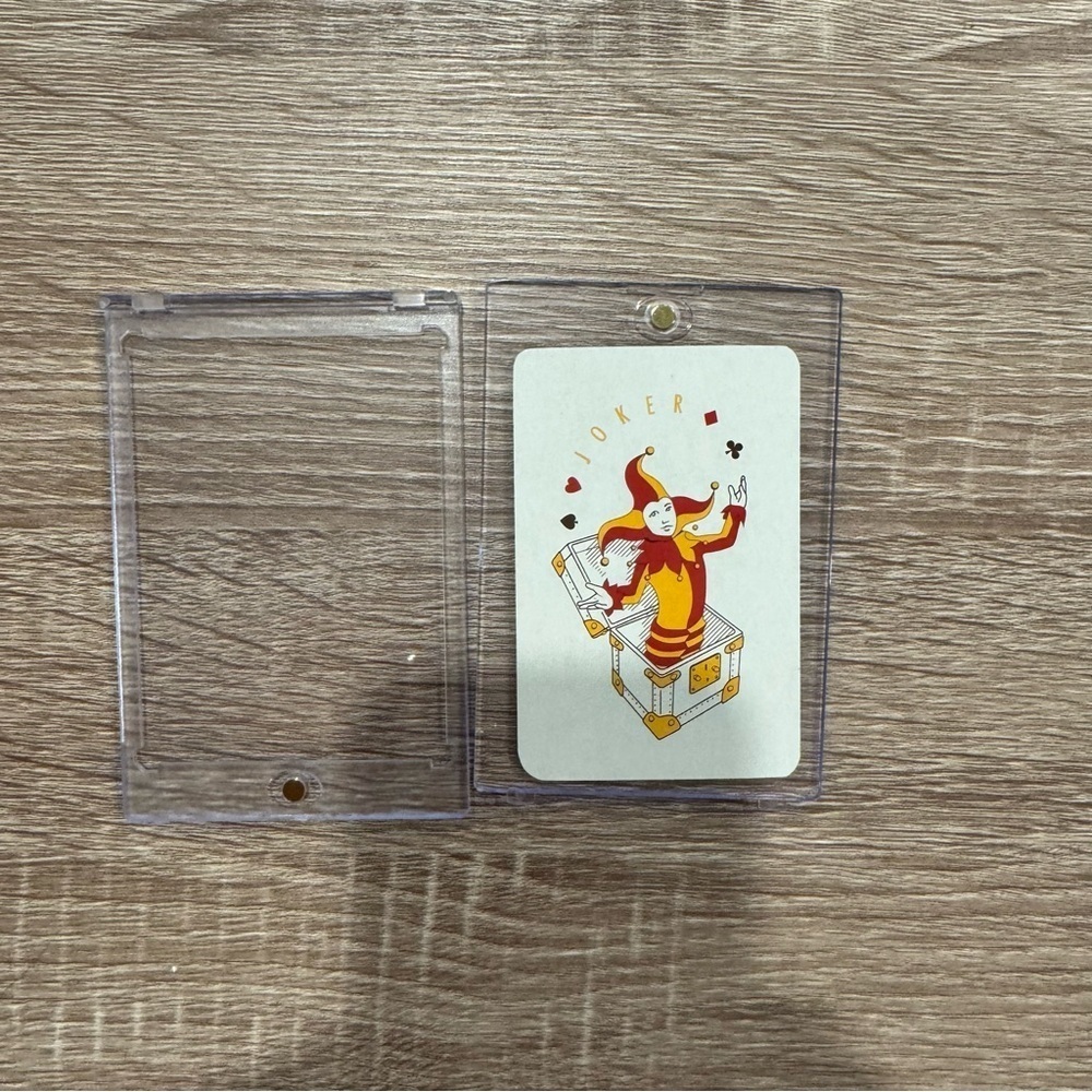 Louis Vuitton Monogram Playing Card In Case, Joker On Blue And White Card - Picture 3 of 5